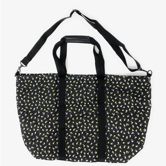 PINK Victoria's Secret Black Floral Tote - Picture 4 of 4